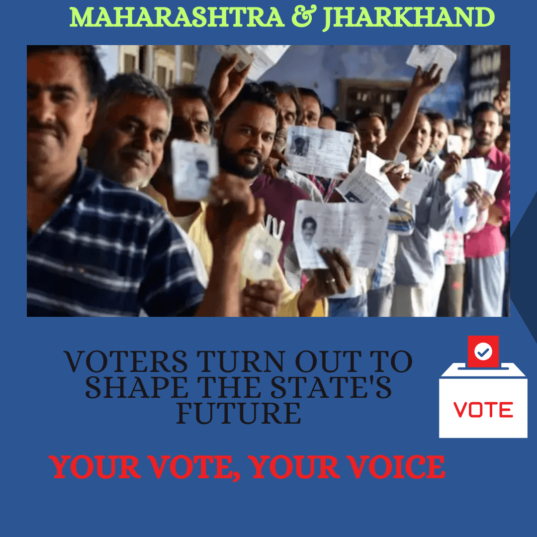 Polls Begin: 12.71% Voting in Jharkhand, 6.61% in Maharashtra 